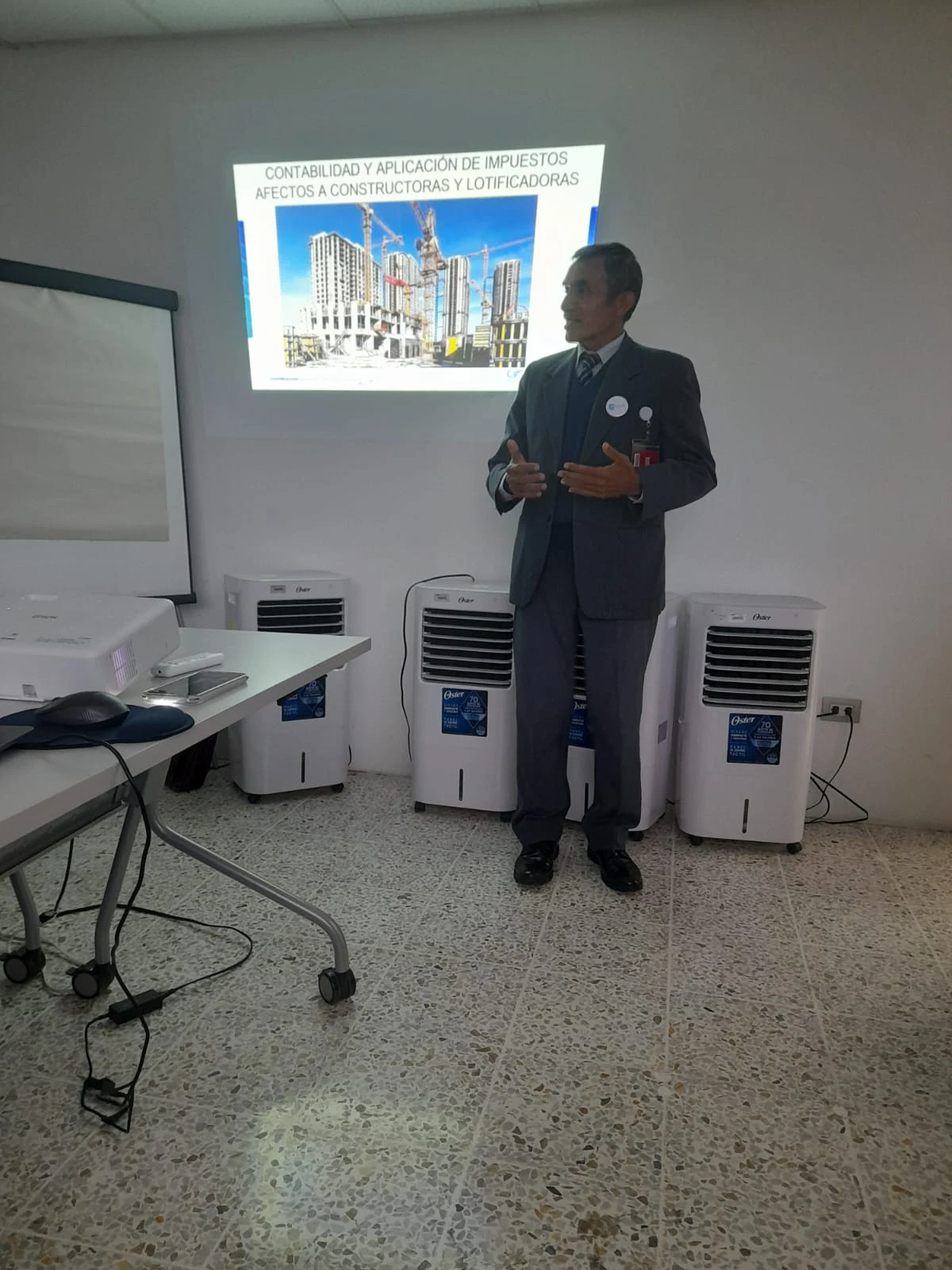 Sala de capacitación presencial